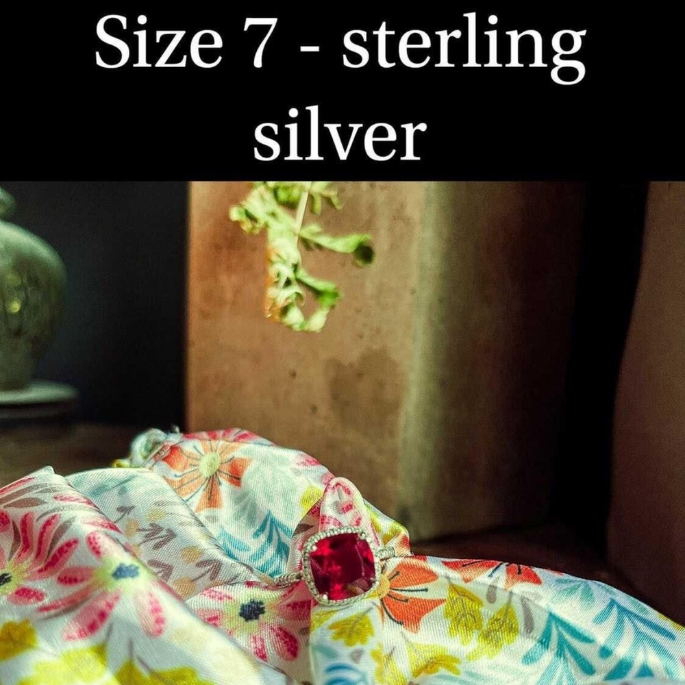 2/ $35 sterling silver ring sz 7